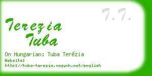 terezia tuba business card